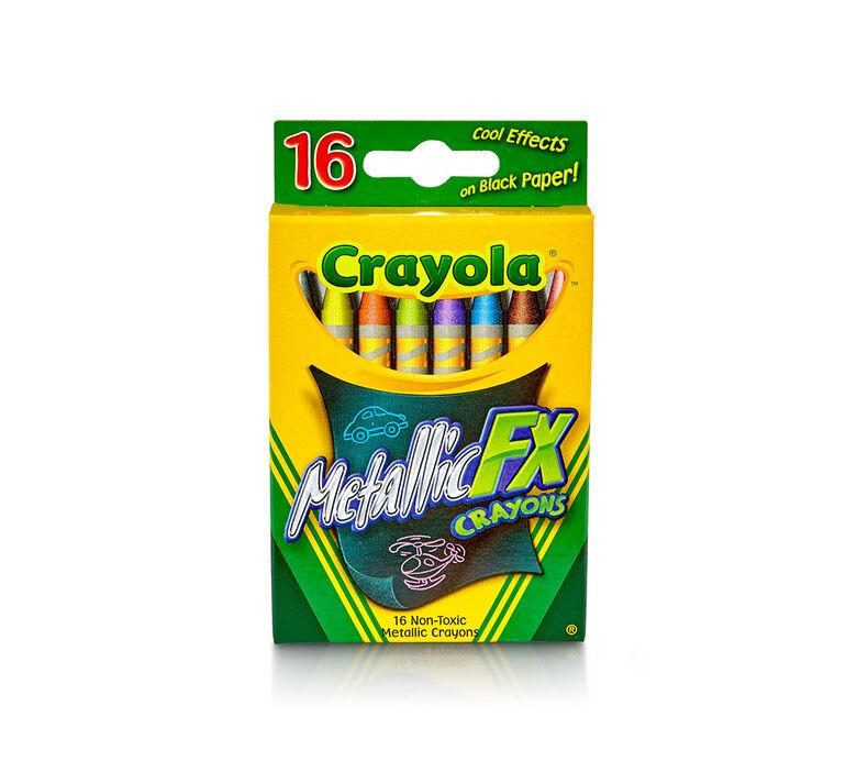 Metallic FX Crayons, 16 Count by Crayola-528816