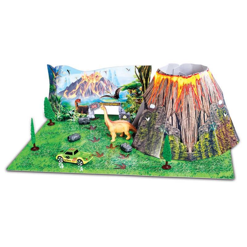 Playset Race and Chase Dino Jungle - Fresh Metal - Dino and Accessories - Maisto (1 Piece) - One Shop Online Toys in Pakistan