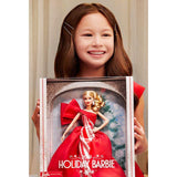 Barbie 2019 Holiday Doll Genuine Collection Blond Hair Red Dress