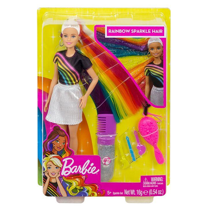 Barbie®Rainbow Sparkle Hair Doll