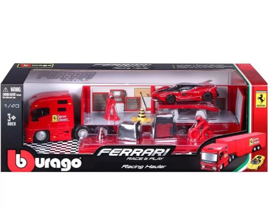 Ferrari Race Car hauler 1:43 Bburago diecast Scale Model Car