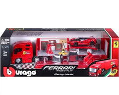 Ferrari Race Car hauler 1:43 Bburago diecast Scale Model Car