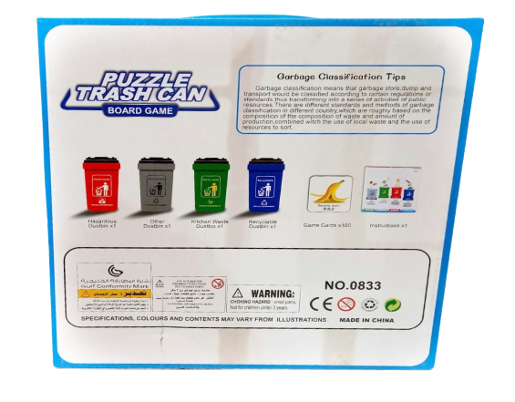 Puzzle Trash Can Board Game Secondary image