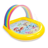 INTEX Rainbow Arch Spray Swimming Pool 58in L x 51in W x 34in - One Shop Online Toys in Pakistan