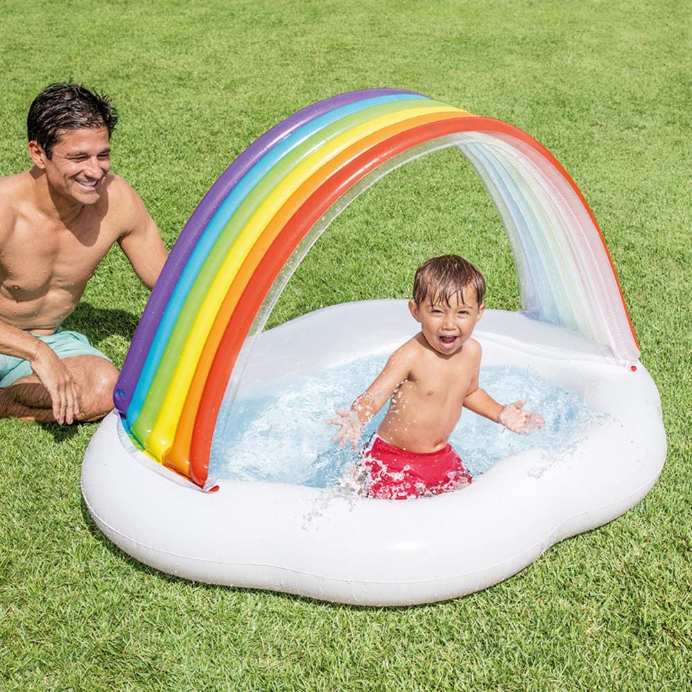 INTEX Rainbow Cloud Baby Pool 56"x47"x33"