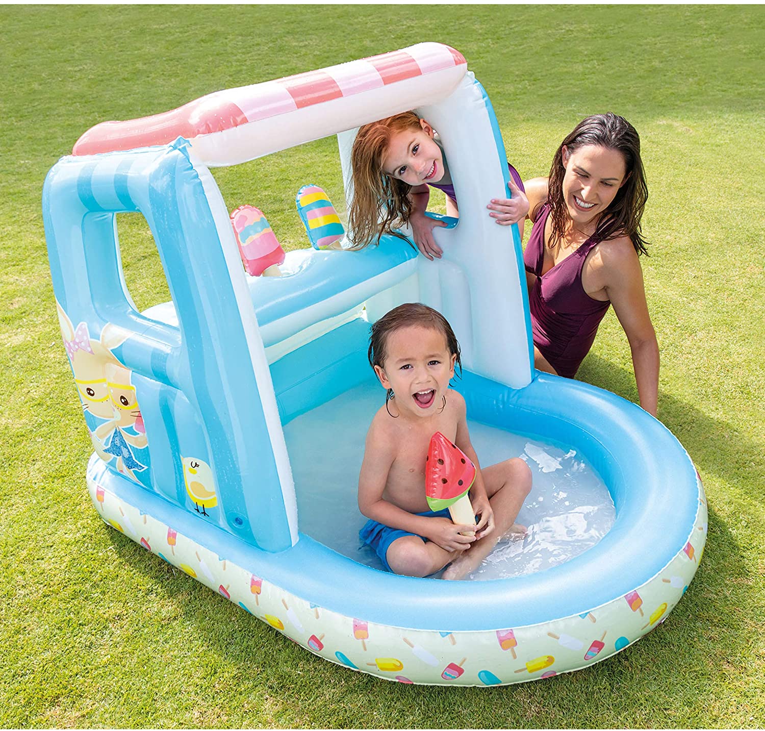 Intex Ice Cream Stand Play House And Pool 50"40"x39"