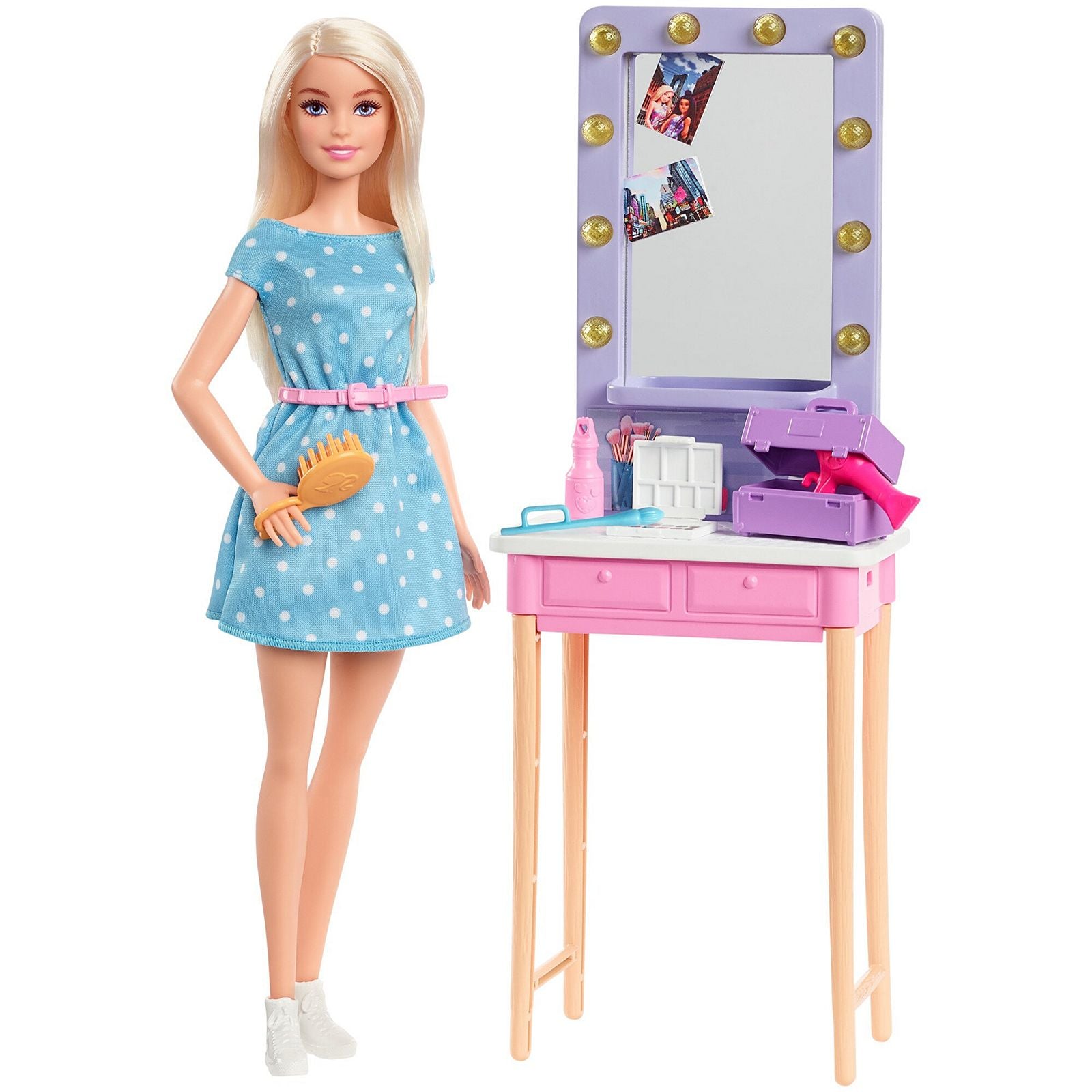 Barbie Big City Big Dreams Malibu Barbie Doll & Dressing Room Playset