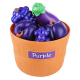 Children Pretend Play Fruits And Vegetables Playset Pre-School Learning Educational Toys Creative Cognition For Kids