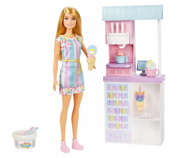 Barbie Doll Ice Cream Shop Playset