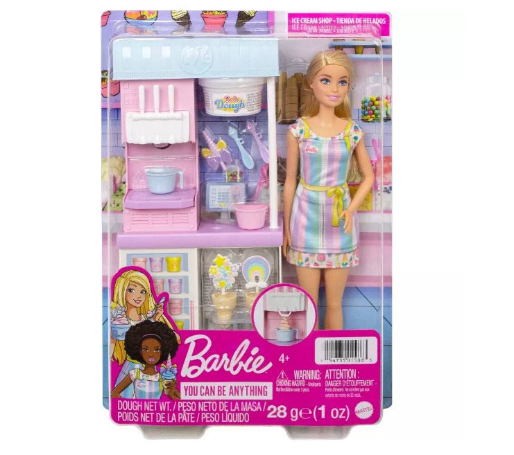 Barbie Doll Ice Cream Shop Playset