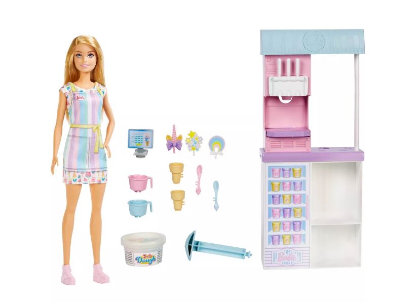 Barbie Doll Ice Cream Shop Playset