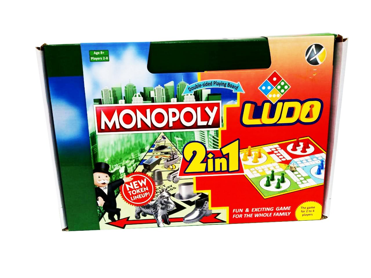 MONOPOLY AND LUDO 2 IN 1 GAME
