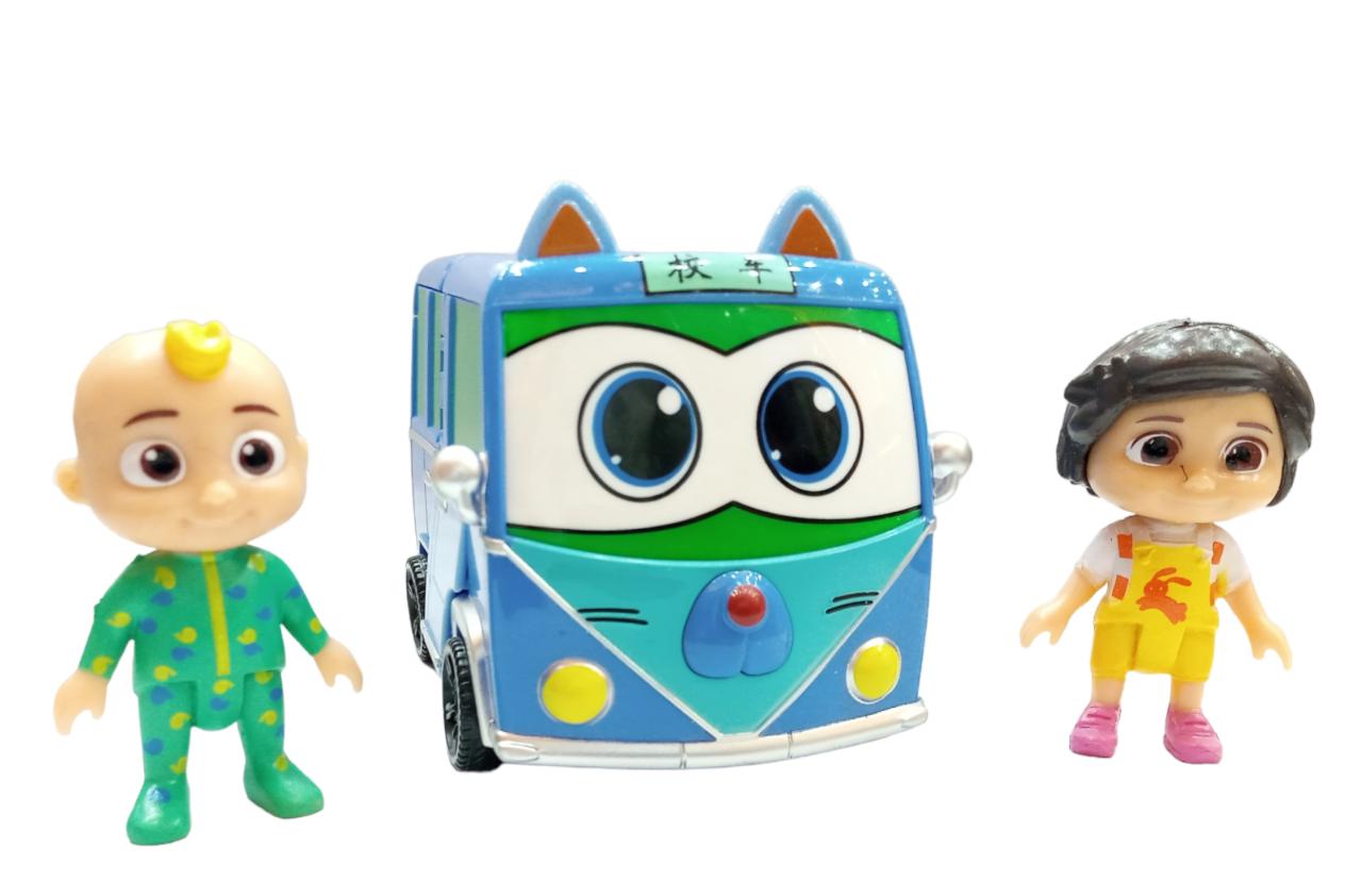 COCOMELON FIGURE WITH BUS-55410