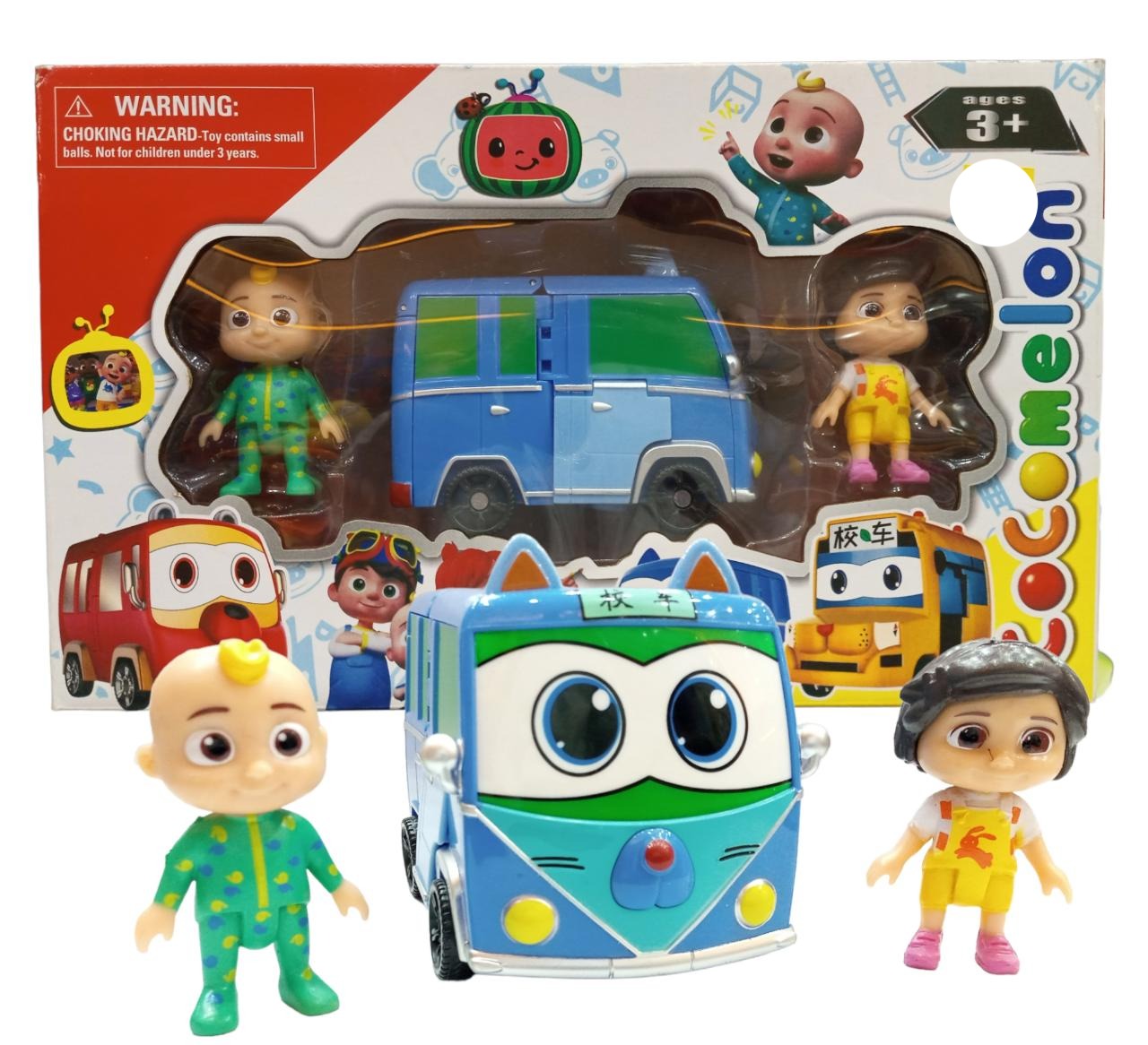 COCOMELON FIGURE WITH BUS-55410