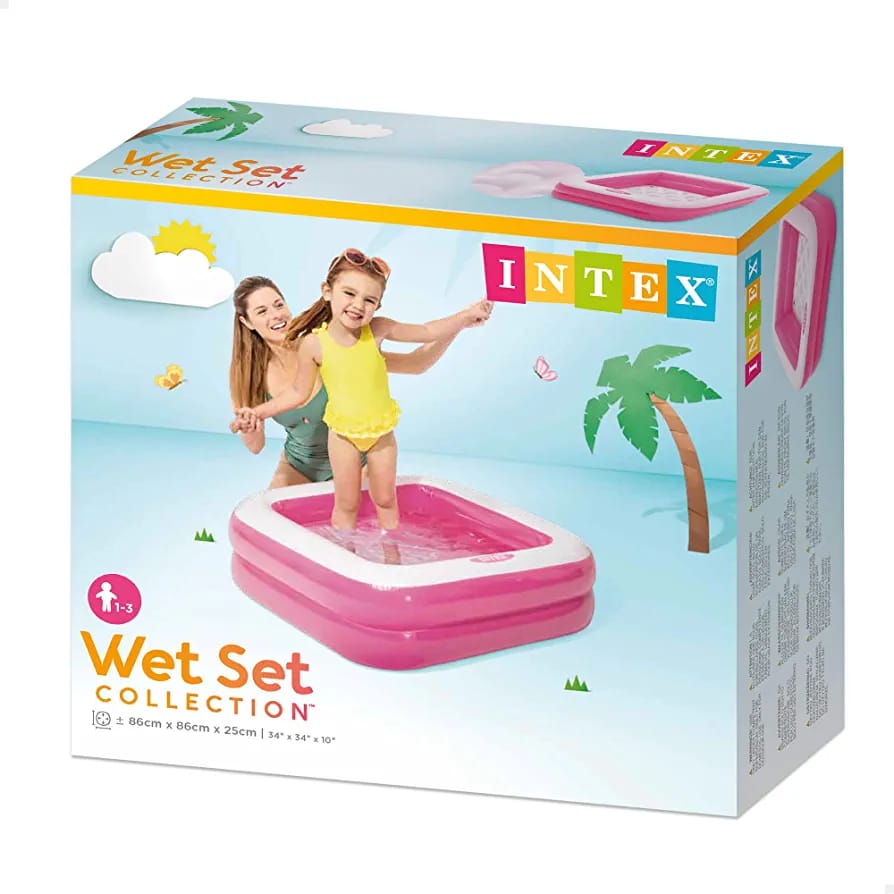 INTEX Play Box Baby Pool ( 34 x 34x 10 )