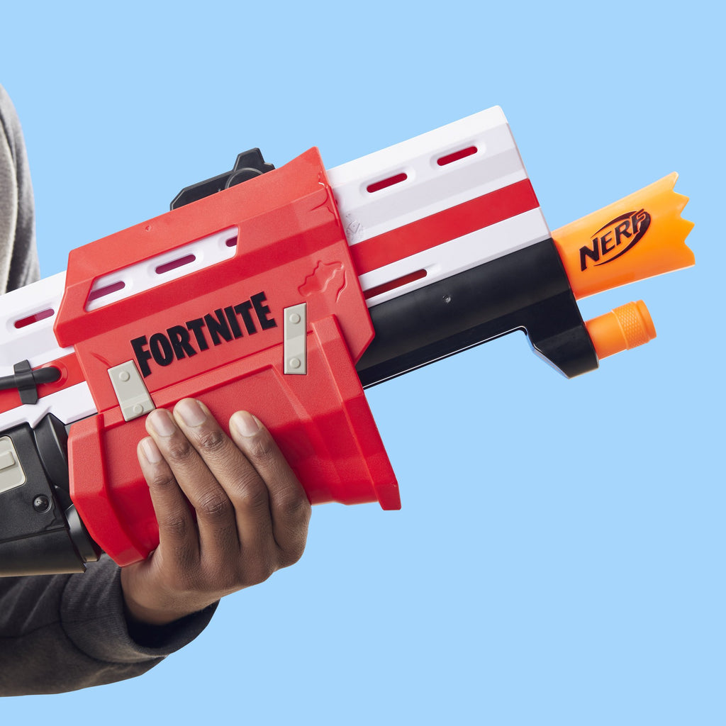 Nerf Fortnite TS Nerf Pump Action Dart Blaster with 8 Nerf Mega Darts - One Shop The Toy Store