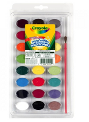 crayola washable watercolors long lasting brilliant colors