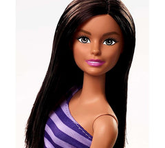 BARBIE CHARMING DOLL IN PURPLE DRESS