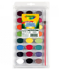 crayola washable watercolors long lasting brilliant colors