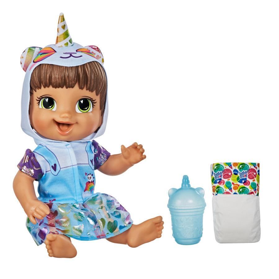 Hasbro Baby Alive Unicorn Doll with Accessories - BLUE Secondary image