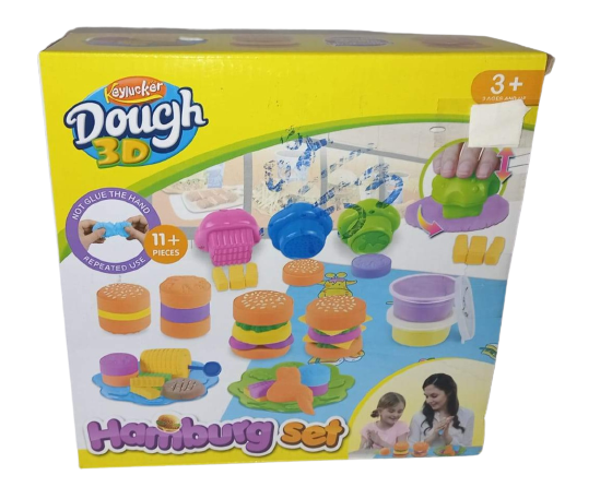 KEYLUCKER DOUGH 3D HAMBURG SET-KD2006 Secondary image