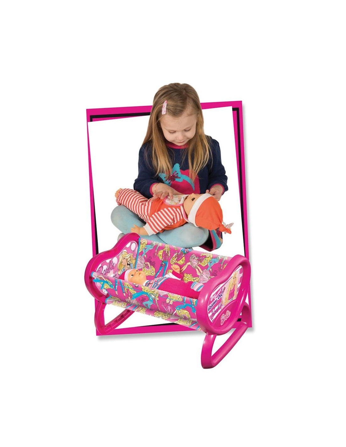 Dede Barbie Rocking Cradle Set-03037