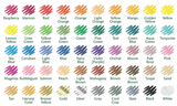 Crayola 684050 Long Barrel Colored Woodcase Pencils 3.3 mm 50 Assorted Colors/Set