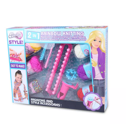 RAINBOW KNITTING SET-845