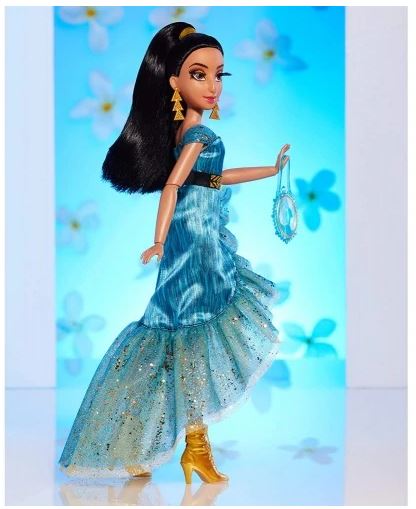 Hasbro Disney Princess Style Series Jasmine Fashion Doll, Contemporary Style Full-Length Dress, Earrings, Purse And Shoes