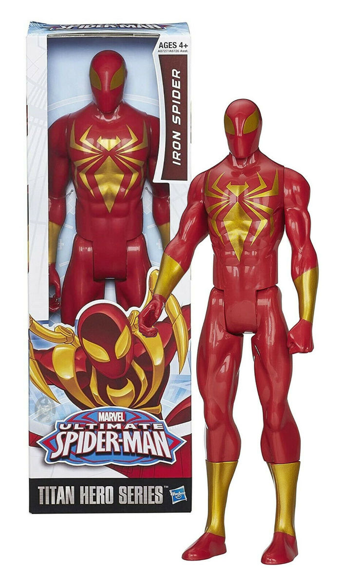 Marvel Ultimate Spider-Man Titan Hero Series Iron Spider Action Figure - 12 Inch