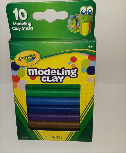 Crayola Modeling Clay 10 Sticks Multicolored Craft Set