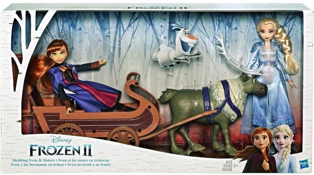 Hasbro Frozen 2 Sledding Sven And Sisters