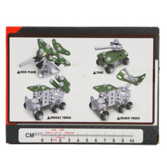 Meccano Creative Metal Blocks of War Plane-1105B