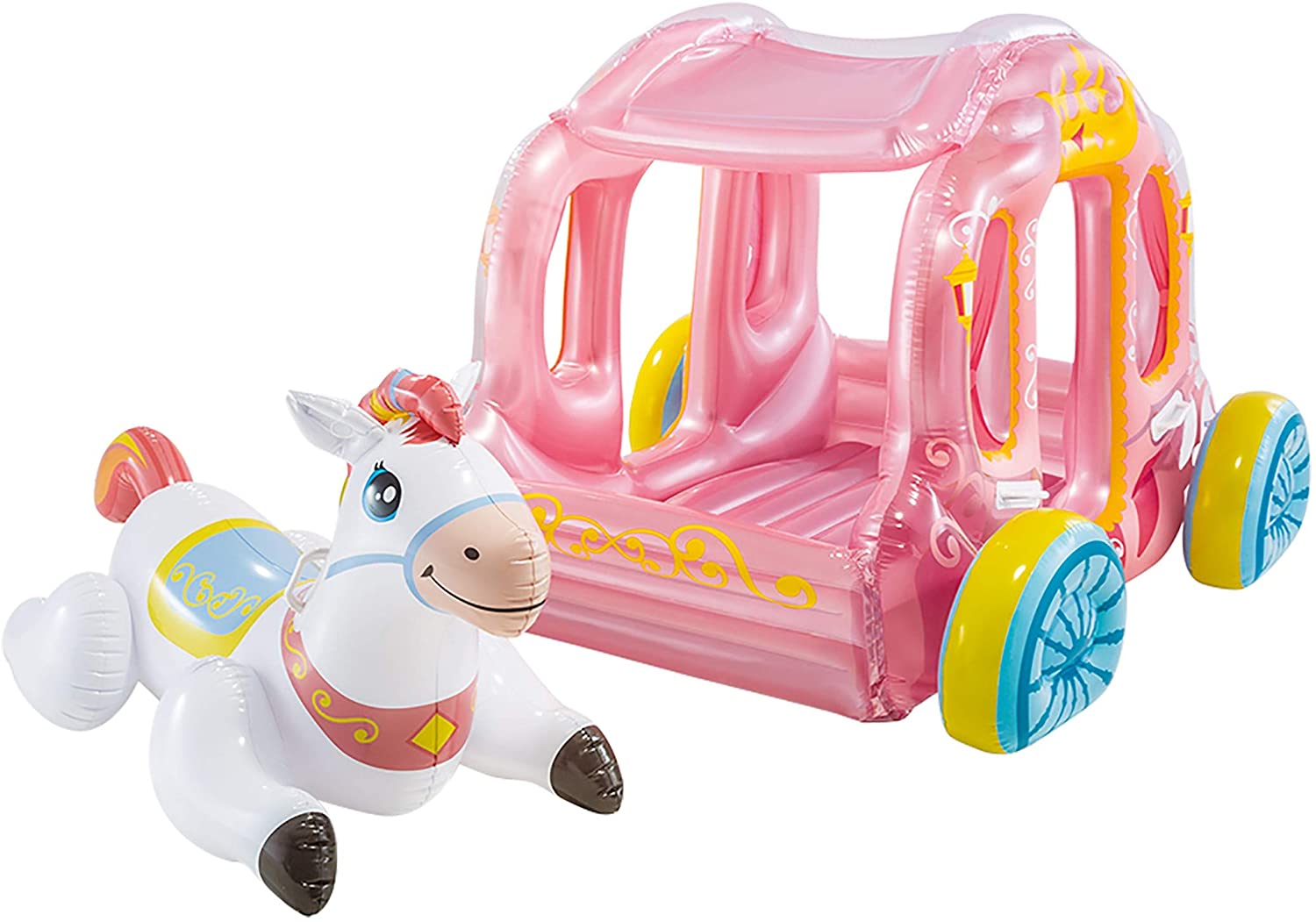 INTEX Inflatable Play Centre ( 57"x 53"x 40" ) Princess Carriage