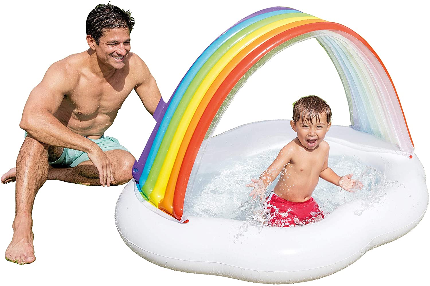 INTEX Rainbow Cloud Baby Pool 56"x47"x33"