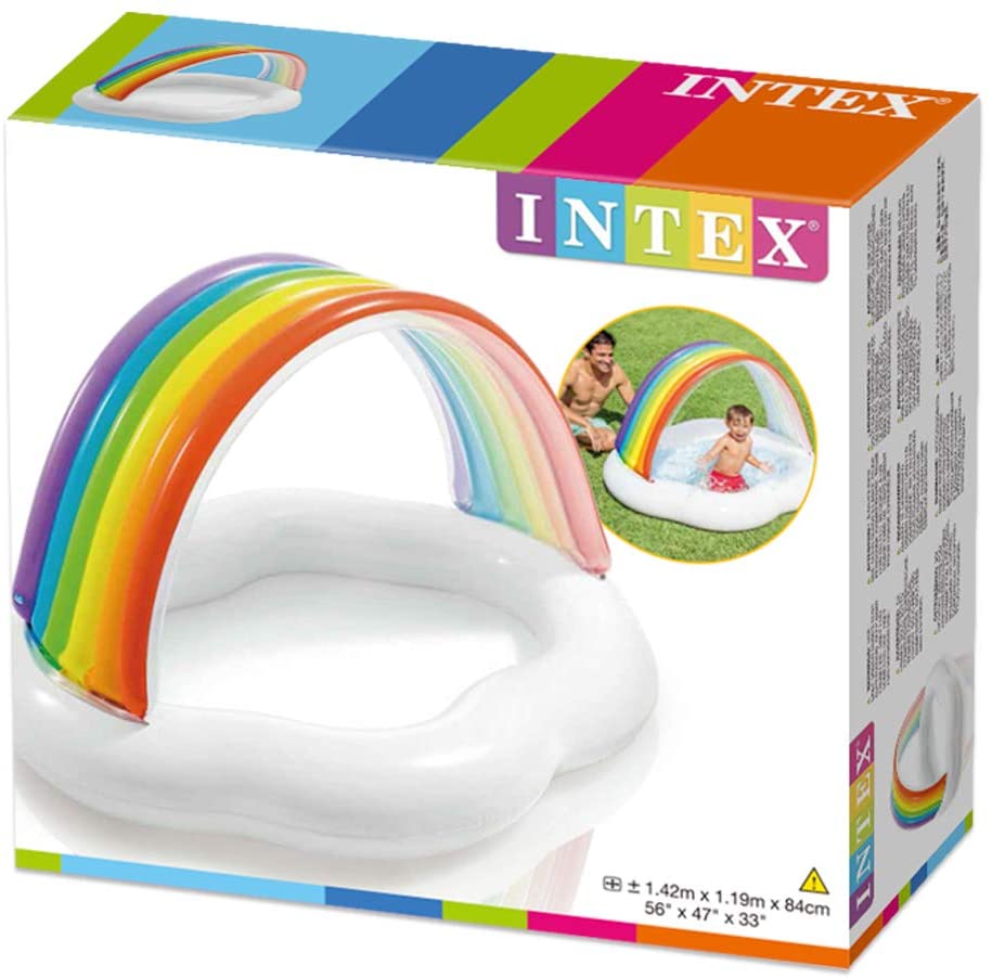 INTEX Rainbow Cloud Baby Pool 56"x47"x33"