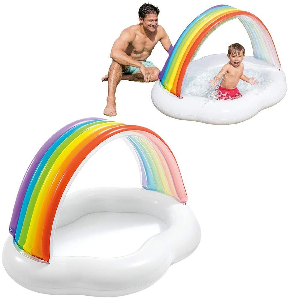 INTEX Rainbow Cloud Baby Pool 56"x47"x33"