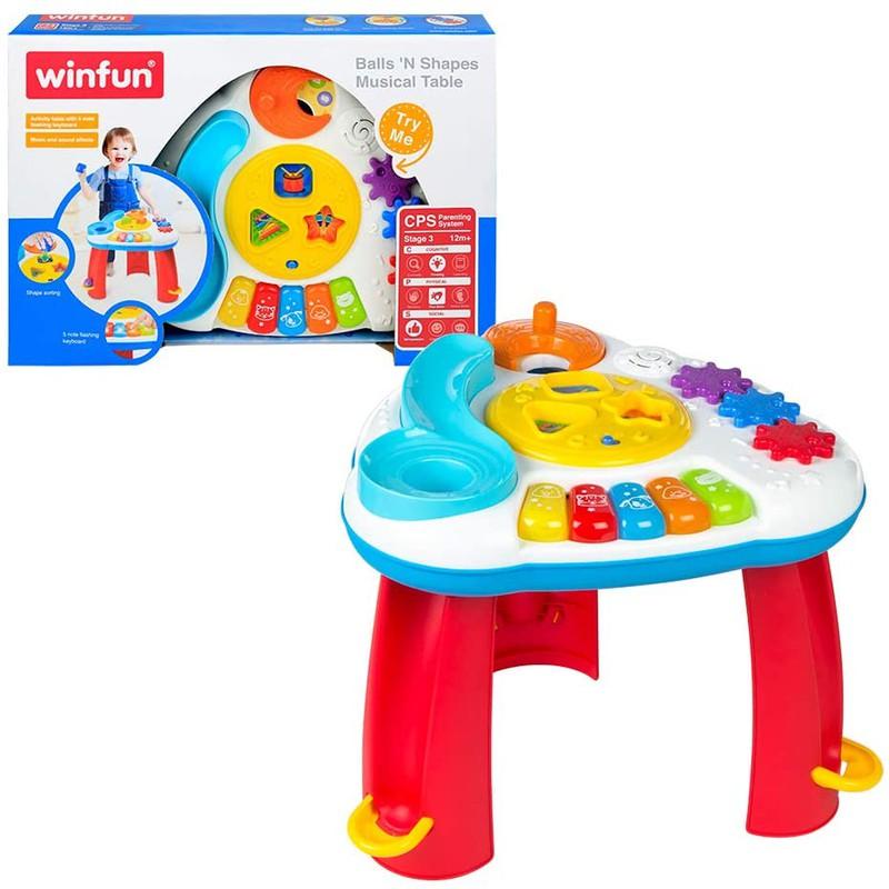 WINFUN Balls 'N Shapes Musical Table