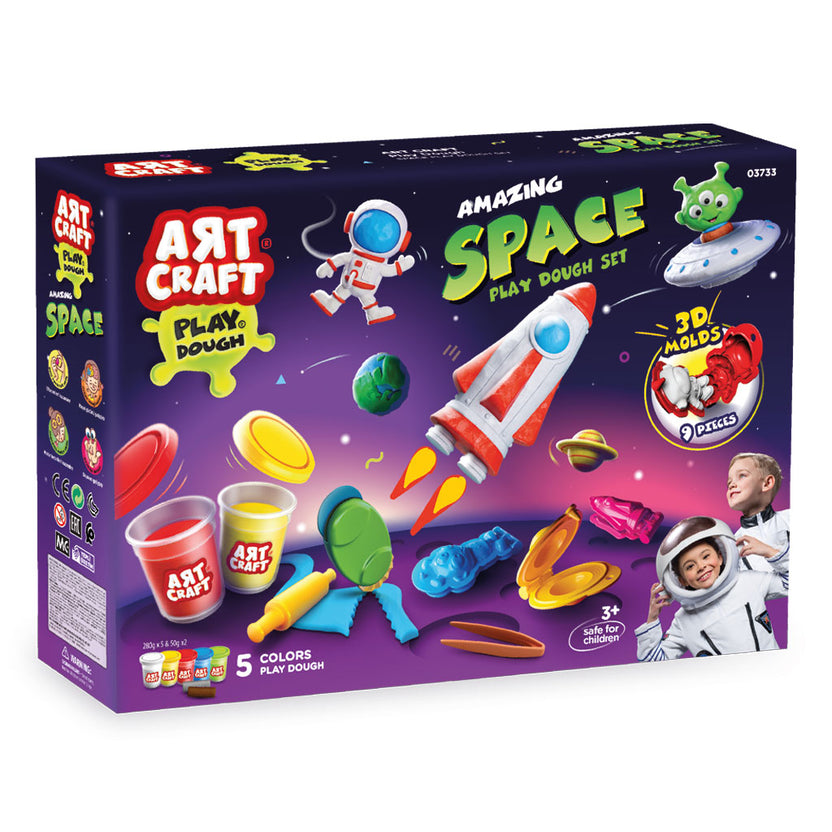 ART CRAFT Amazing Space Play Dough Set Main image