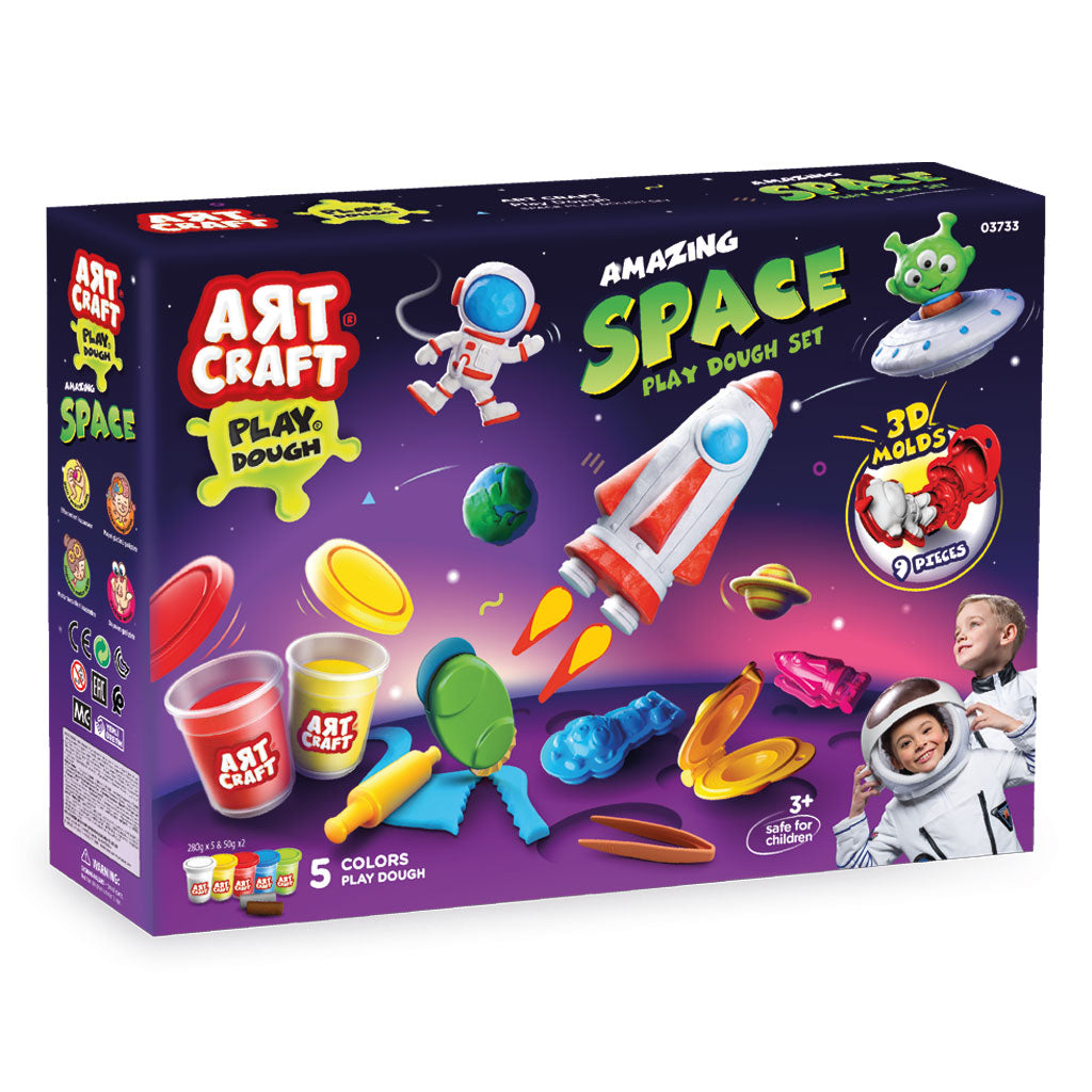 ART CRAFT Amazing Space Play Dough Set
