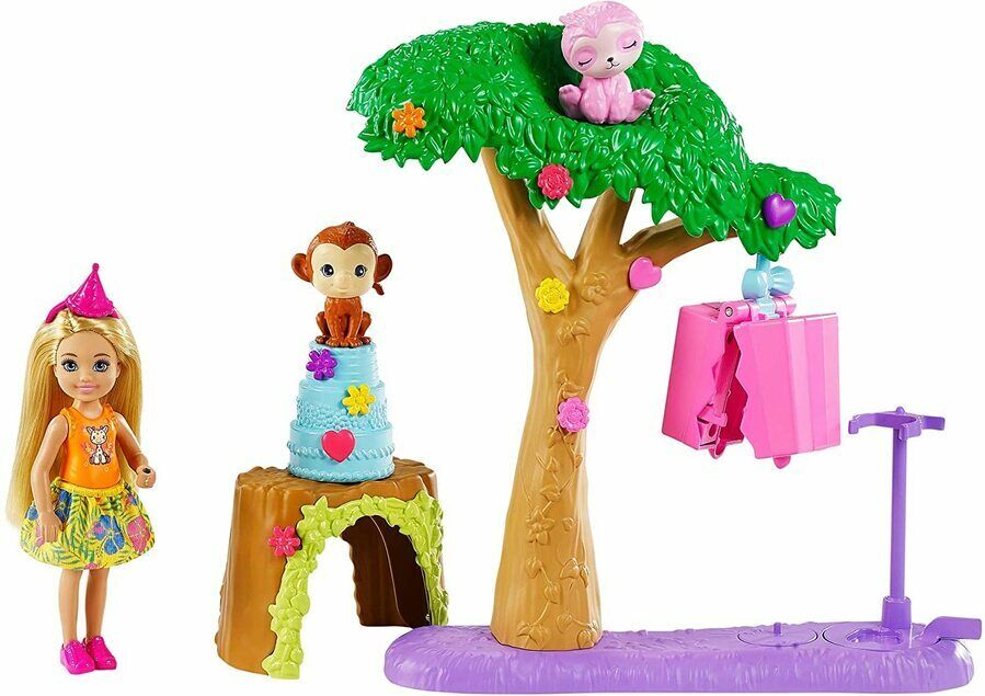 Barbie and Chelsea The Lost Birthday Party Fun Playset with Doll