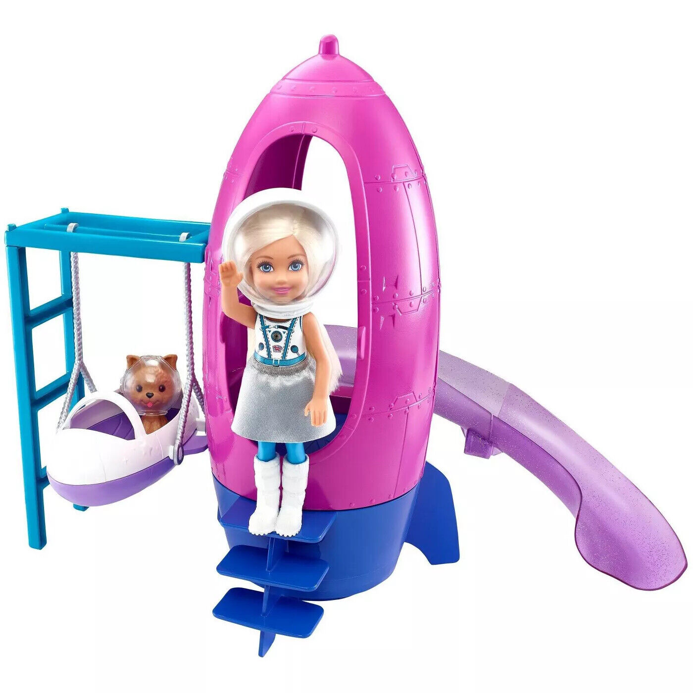 Barbie Chelsea & Puppy Space Discovery Playset with Rocket Ship Playset