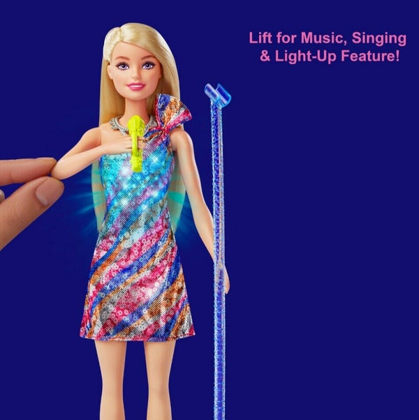 Barbie Malibu Roberts Light-Up Barbie - Big City, Big Dreams Musical Doll with Glowing Features for Kids