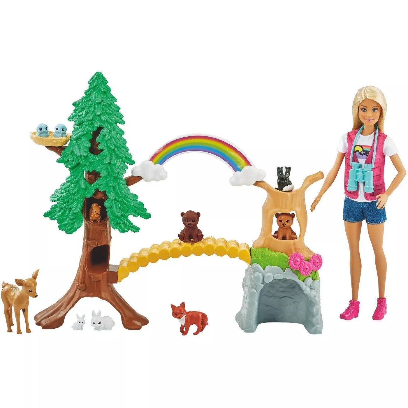 Barbie Careers Wilderness Guide Interactive Playset Doll Toy New