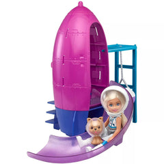 Barbie Chelsea & Puppy Space Discovery Playset with Rocket Ship Playset