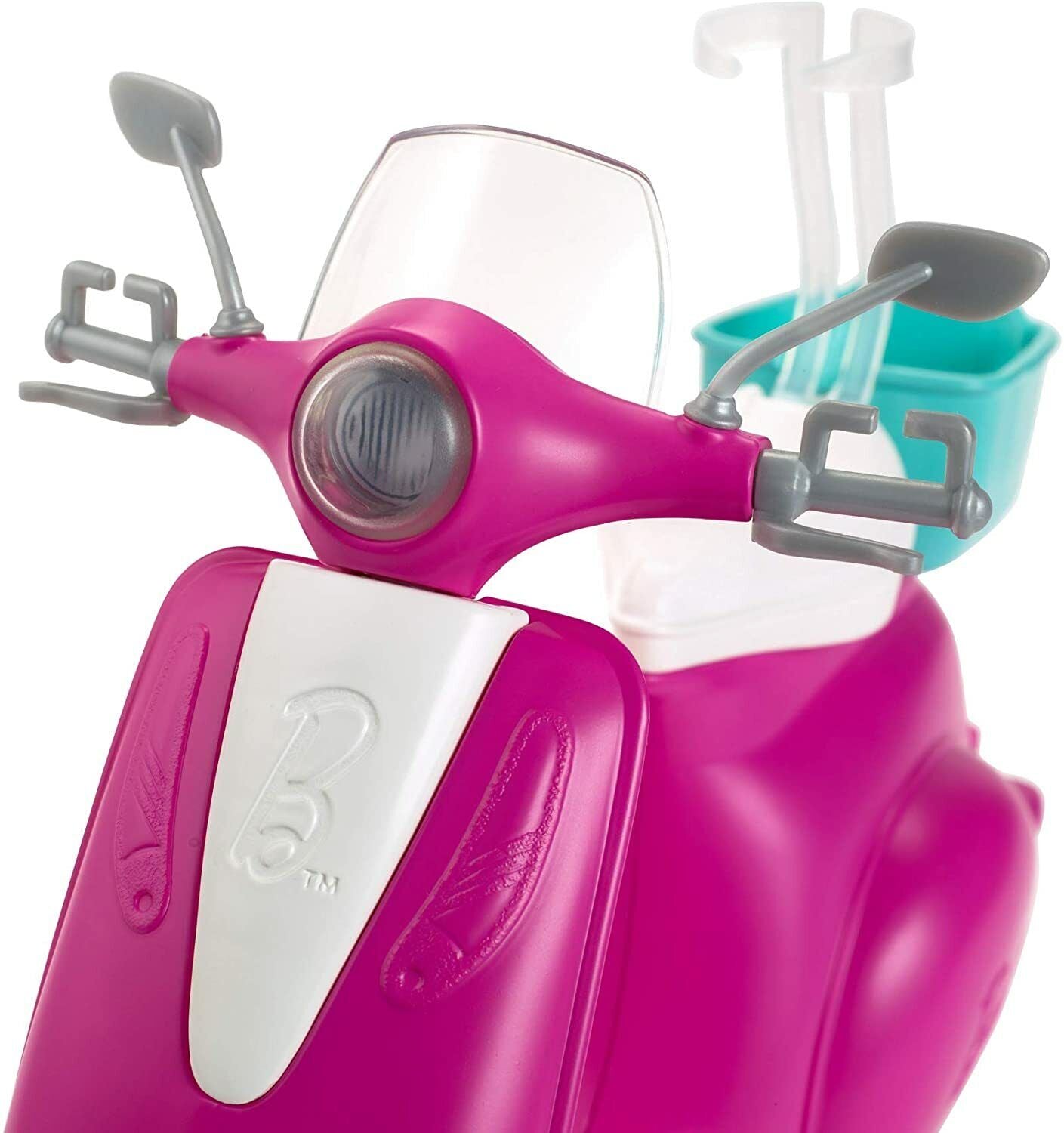 Barbie Doll & Pink Scooter Set