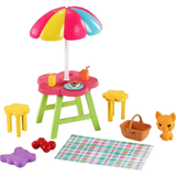 Barbie Chelsea Picnic Playset with Chelsea Doll (6-in Blonde), Pet Kitten, Picni