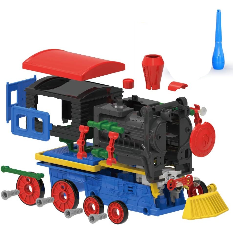 TRAIN MUSICAL DIY ASSEMBLING (75)PCS-P55-04 Secondary image