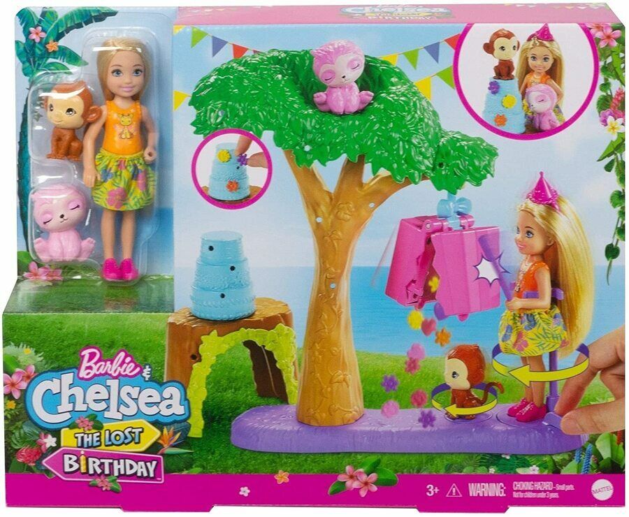 Barbie and Chelsea The Lost Birthday Party Fun Playset with Doll