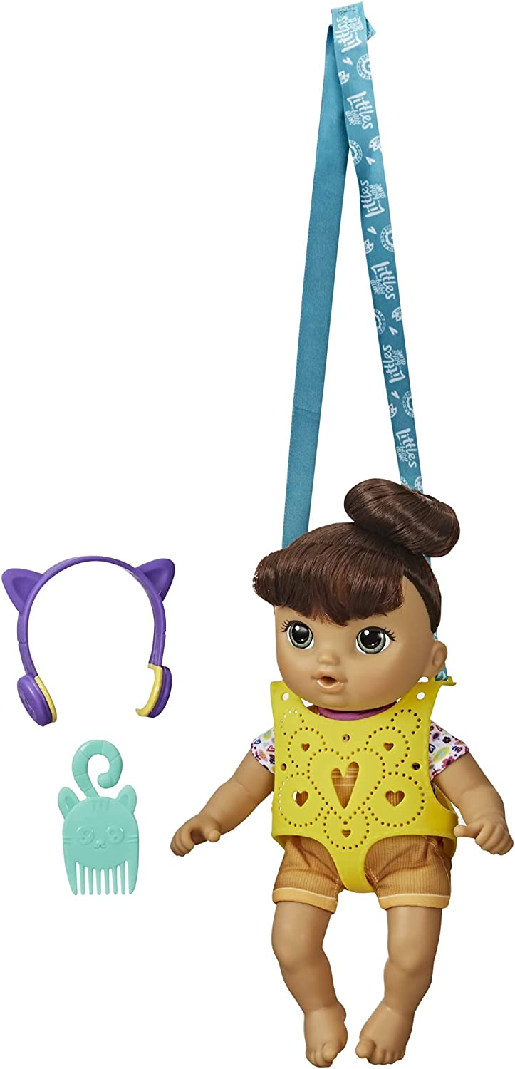 Littles by Baby Alive, Carry ‘n Go Squad, Little Nadia Brown Hair Brown/a